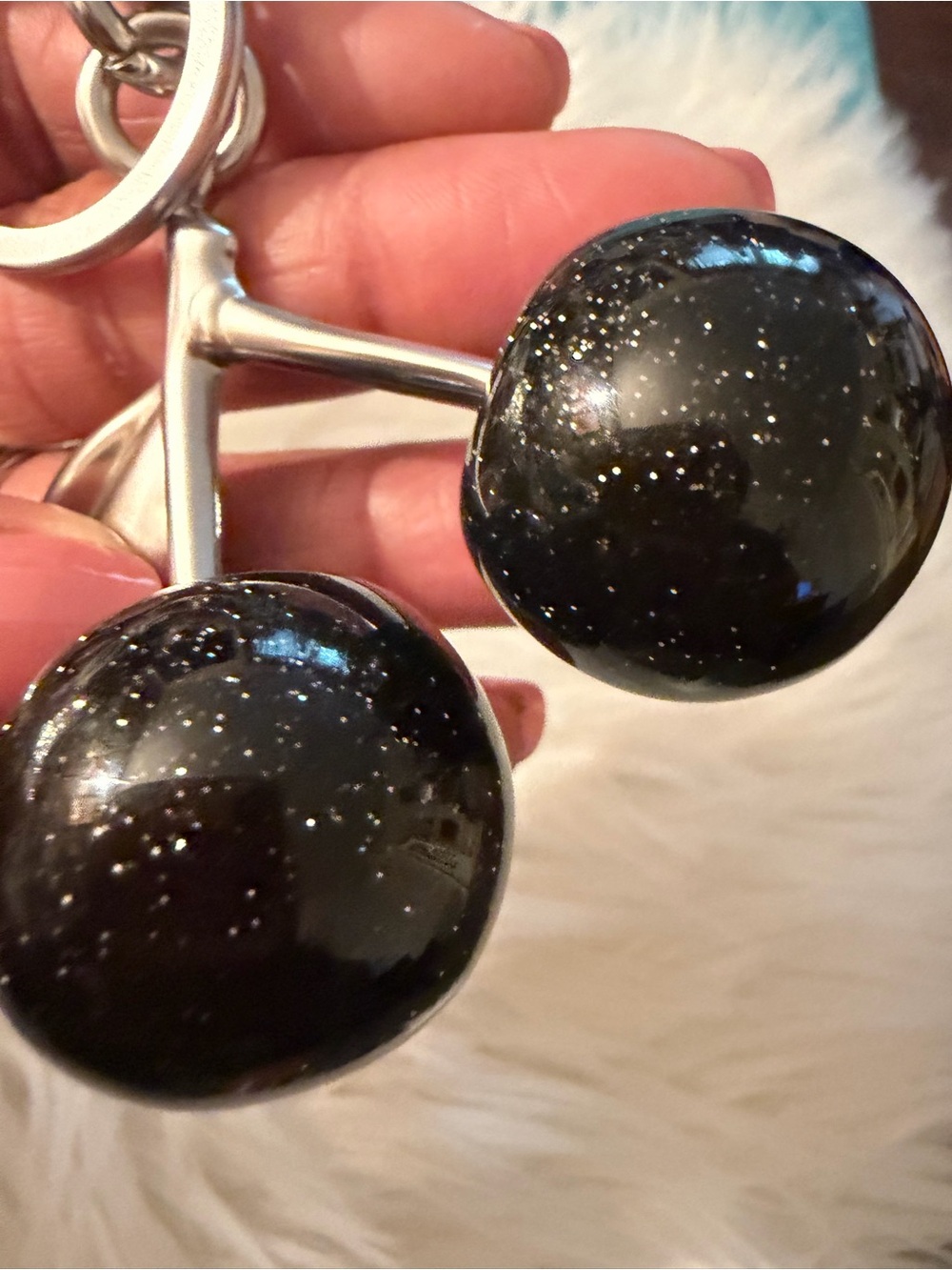 Sparkling Black Cherry Keychain - Picture 3 of 5